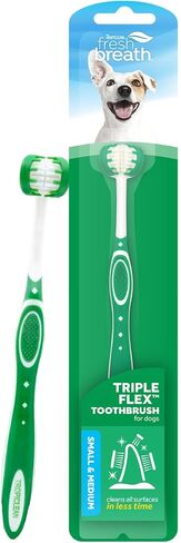 TropiClean Fresh Breath TripleFlex Dog Toothbrush, Small/Medium Dogs in Kuwait