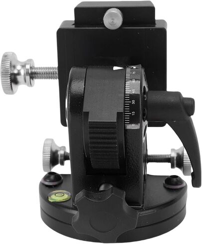 Dpofirs Equatorial Mount Latitude Adjustment Base, 90 Degree Adjustable Aluminum Alloy Wedge, for Telescope Accessory Astrophotography (Black) in Saudi Arabia