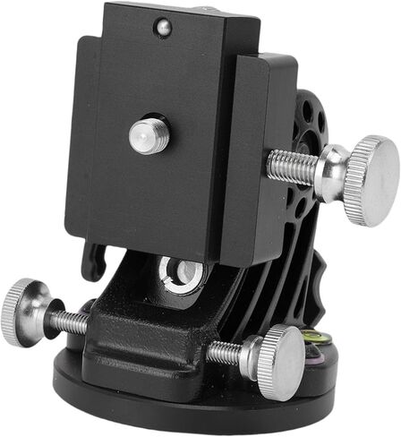 Dpofirs Equatorial Mount Latitude Adjustment Base, 90 Degree Adjustable Aluminum Alloy Wedge, for Telescope Accessory Astrophotography (Black) in Saudi Arabia