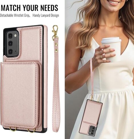 حافظة هاتف Asuwish لهاتف Samsung Galaxy Note 20 5G مع واقي شاشة من الزجاج المقسى وحزام المعصم RFID الذي يحجب حامل بطاقة الائتمان Note20 Notes 20s Twenty Not S20 Women باللون الأرجواني الداكن in Saudi Arabia