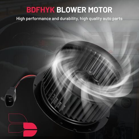 BDFHYK AC Heater Blower Motor Fan 700209 Compatible with Chrysler PT Cruiser 2006-2008 Convertible, 2006-2010 Wagon l4 2.4L,HVAC Blower Motor Assembly Replacement for 5179476AA 75844 PM9208 PM9321 in Saudi Arabia