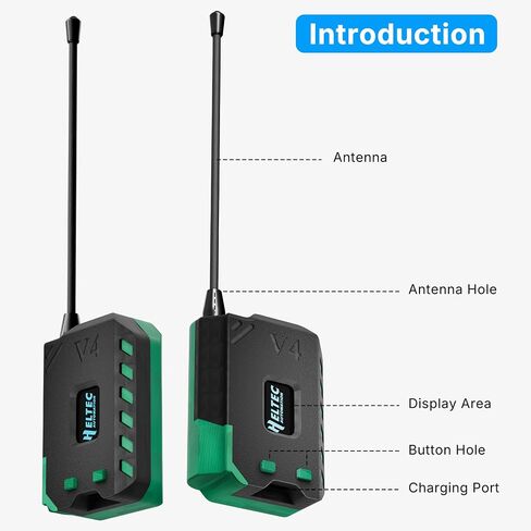 مجموعة لوحة تطوير Heltec WiFi LoRa 32 V4 مع علبة بطارية ESP32 S3 SX1262 27dBm OLED Display لشبكة IoT Arduino للاتصالات اللاسلكية (بطارية 3000 مللي أمبير في الساعة + هوائي + علبة) in Kuwait