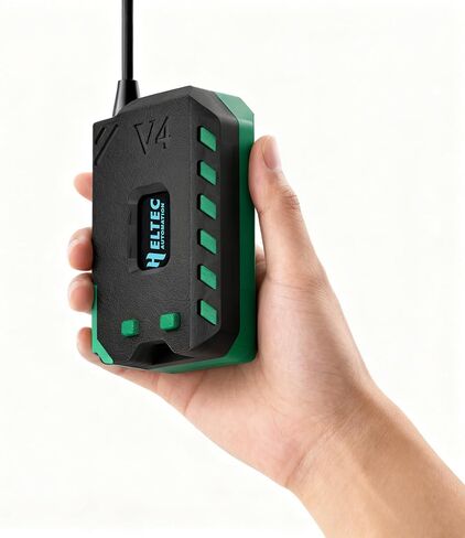 مجموعة لوحة تطوير Heltec WiFi LoRa 32 V4 مع علبة بطارية ESP32 S3 SX1262 27dBm OLED Display لشبكة IoT Arduino للاتصالات اللاسلكية (بطارية 3000 مللي أمبير في الساعة + هوائي + علبة) in Kuwait