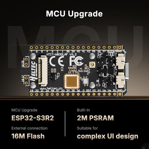 مجموعة لوحة تطوير Heltec WiFi LoRa 32 V4 مع علبة بطارية ESP32 S3 SX1262 27dBm OLED Display لشبكة IoT Arduino للاتصالات اللاسلكية (بطارية 3000 مللي أمبير في الساعة + هوائي + علبة) in Kuwait