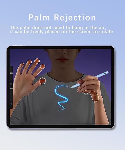 Stylus Pen for iPad 2018-2025, Tilt Sensitivity, Palm Rejection, Fast USB-C Charging, Auto Power Off, Blue Version in Saudi Arabia