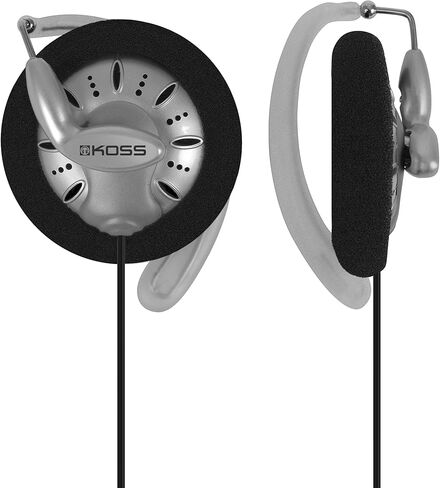 Koss KSC75 Portable On-Ear Clip Headphones, Retro Style, Ultra Lightweight, Grey in Saudi Arabia
