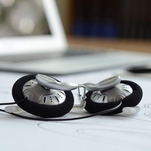 Koss KSC75 Portable On-Ear Clip Headphones, Retro Style, Ultra Lightweight, Grey in Saudi Arabia
