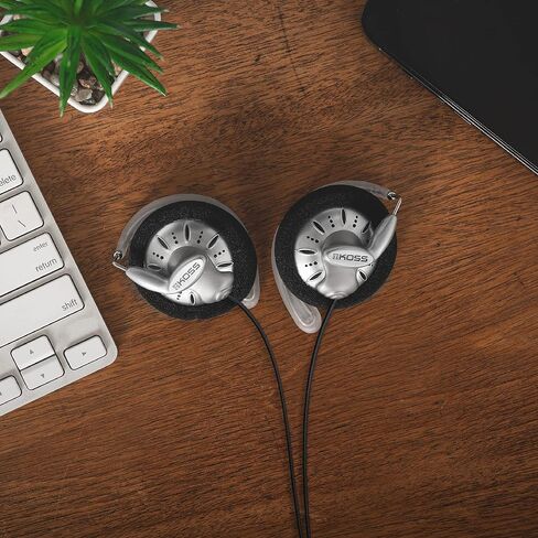 Koss KSC75 Portable On-Ear Clip Headphones, Retro Style, Ultra Lightweight, Grey in Saudi Arabia