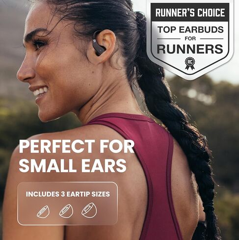Back Bay Audio - Runner's Wireless Earbuds for Running, Workout Wrap Around Earbuds Bluetooth Headphones for Sports, Running Headphones, Hook Over The Ear Buds, Wrap Around Earphones with Earhooks in Saudi Arabia