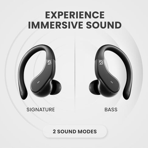 Back Bay Audio - Runner's Wireless Earbuds for Running, Workout Wrap Around Earbuds Bluetooth Headphones for Sports, Running Headphones, Hook Over The Ear Buds, Wrap Around Earphones with Earhooks in Saudi Arabia