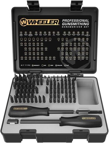 Wheeler 89 Piece Gunsmithing Screwdriver Set with Durable Construction and Storage Case for Gunsmithing and Maintenance in Saudi Arabia