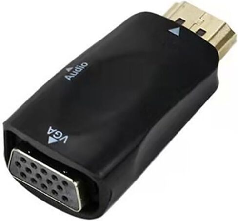 HD 1080P HDMI-Compatible to V/GA Adapter Cable Converter Female to Female for PC TV Box Computer Display Projector(Black) in Saudi Arabia
