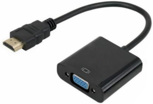 1080P HDMI-متوافق مع محول V/GA ​​كابل محول رقمي إلى تناظري لـ P;S/4 PC TV Box إلى جهاز العرض HDTV (أبيض مع صوت) in Kuwait