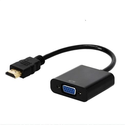 1080P HDMI-متوافق مع محول V/GA ​​كابل محول رقمي إلى تناظري لـ P;S/4 PC TV Box إلى جهاز العرض HDTV (أبيض مع صوت) in Kuwait