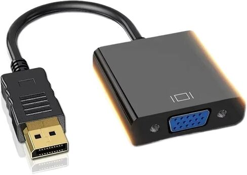 1080P DisplayPort DP إلى V/GA ​​كابل محول ذكر DP إلى أنثى V/GA ​​محول محول لصندوق التلفزيون العارض الكمبيوتر DP كابل in Kuwait
