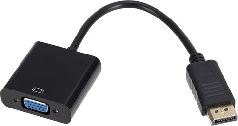 محول إلى V/GA ​​محول HDMI ذكر إلى V/GA ​​أنثى مع منفذ 3.5 مم + منفذ PD للكمبيوتر المكتبي صندوق التلفزيون M>oni>tor Projector (DP إلى VGA) in Saudi Arabia
