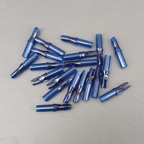 TRIBOUND Arrow Nocks .244 بوصة القطر الداخلي 50 حزمة 6.2 مم إدراجات بلاستيكية للسهام .244 بوصة إلى .246 بوصة in Saudi Arabia