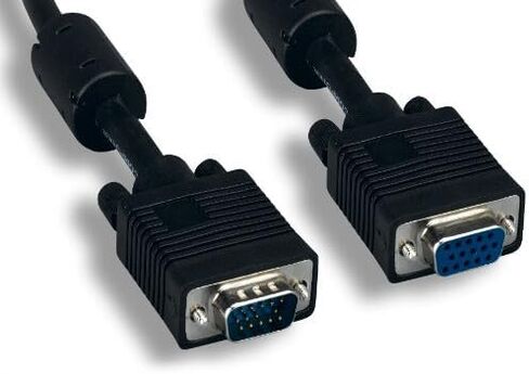 10ft SVGA HD15 كابل فيديو 15Pin ذكر/أنثى EMI/RFI مرشح شاشة تلفزيون الكمبيوتر in Saudi Arabia