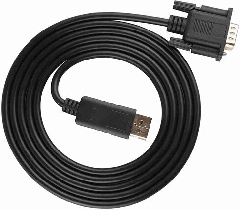 محول كابل Keenso 1080P DisplayPort إلى VGA للكمبيوتر، نقل عالي الدقة، يدعم دقة تصل إلى 1920x1200، مثالي للعروض التقديمية المكتبية in Saudi Arabia