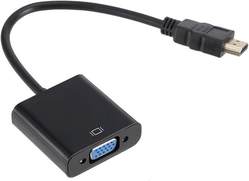1080P HDMI-متوافق مع محول V/GA ​​كابل محول رقمي إلى تناظري لـ P؛S/4 PC TV Box إلى جهاز العرض HDTV (أسود) in Kuwait