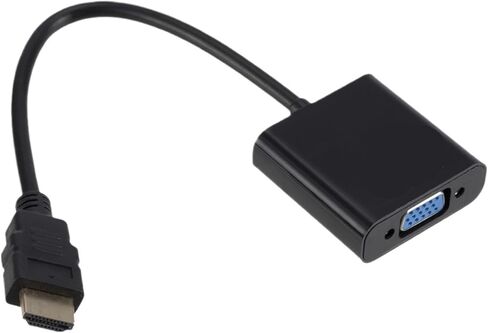 1080P HDMI-متوافق مع محول V/GA ​​كابل محول رقمي إلى تناظري لـ P؛S/4 PC TV Box إلى جهاز العرض HDTV (أسود) in Kuwait