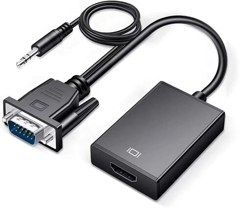 V/GA to HDMI-Compatible Converter Adapter Cable 1080P with Output V/GA HD Adapter for PC to HDMI Projector in Saudi Arabia