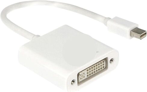 Displayport DP to DVI V/GA HDMI-Compatible Converter Adapter Cable for I>oni>tor TV(White) in Saudi Arabia