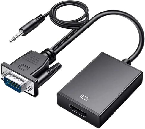 محول V/GA ​​إلى HD لجهاز عرض تلفزيون الكمبيوتر V/GA ​​مدخل HDMI-متوافق مع مخرج كابل فيديو عالي الوضوح in Saudi Arabia