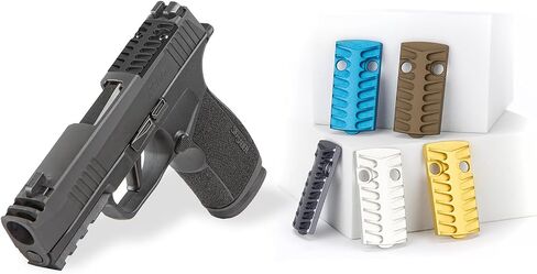 NDZ Performance Optics لوحة غطاء منزلق جاهزة للقطع مع مسننات علوية لـ Sig P365 P365 X P365 XL P365 SAS P365 X Macro P365 Fuse 9mm ألومنيوم مؤكسد قوي - اختر اللون in Saudi Arabia