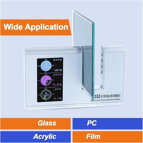 جهاز اختبار الصبغة LS182 لنقل الضوء بالطاقة الشمسية 365 نانومتر UVT 940 نانومتر IRT وVLT SHGC عملية بسيطة عالية الدقة مع معايرة تلقائية in Saudi Arabia