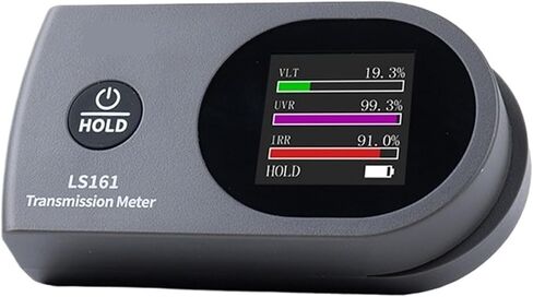 مقياس لون النافذة ترقية نقل الفيلم الشمسي 940nm 1400nm IR UV VLT فاحص LS161 LS161A مع المعايرة التلقائية (LS161(940nm)) in Saudi Arabia
