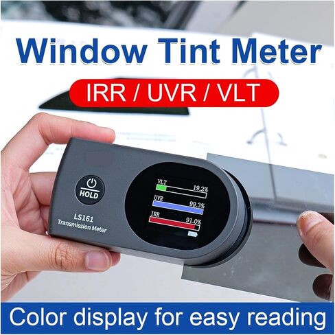مقياس لون النافذة ترقية نقل الفيلم الشمسي 940nm 1400nm IR UV VLT فاحص LS161 LS161A مع المعايرة التلقائية (LS161(940nm)) in Saudi Arabia