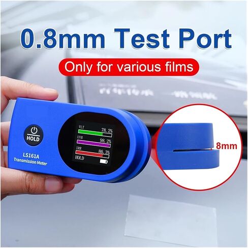 مقياس لون النافذة ترقية نقل الفيلم الشمسي 940nm 1400nm IR UV VLT فاحص LS161 LS161A مع المعايرة التلقائية (LS161(940nm)) in Saudi Arabia