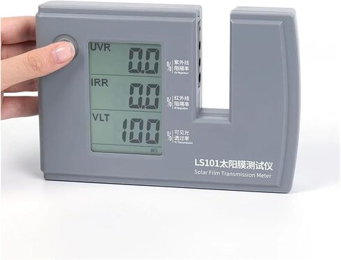 LS101 Window Tint Transmission Meter IR UV Visible Light Transmittance Detection Solar Film Tester with Automatic Calibration in Saudi Arabia