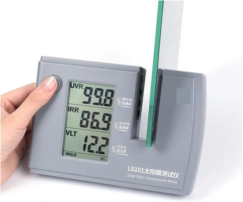 LS101 Window Tint Transmission Meter IR UV Visible Light Transmittance Detection Solar Film Tester with Automatic Calibration in Saudi Arabia
