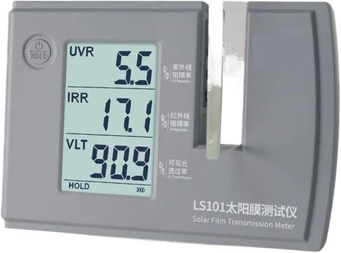 Solar Film Tester Window Tint Measurement Device LS101 20mm Measuring Thickness Simple Operation UV 365nm and IR 940nm VLT Stick with Automatic Calibration in Saudi Arabia