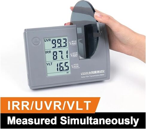 Solar Film Tester Window Tint Measurement Device LS101 20mm Measuring Thickness Simple Operation UV 365nm and IR 940nm VLT Stick with Automatic Calibration in Saudi Arabia