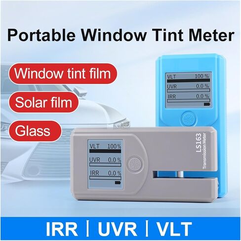 نافذة السيارة تينت متر اختبار الفيلم الشمسي VLT شاشة قابلة للتدوير للسيارات LS163 LS163A مع المعايرة التلقائية (LS163A) in Kuwait