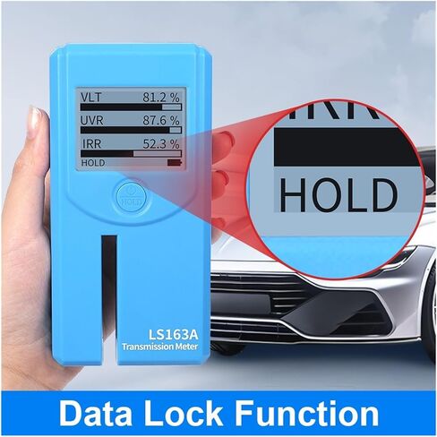 نافذة السيارة تينت متر اختبار الفيلم الشمسي VLT شاشة قابلة للتدوير للسيارات LS163 LS163A مع المعايرة التلقائية (LS163A) in Kuwait