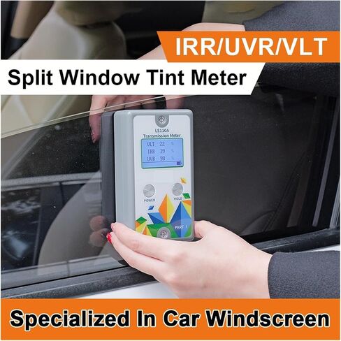 Window Solar Film Meter LS110A Split UV 365nm and IR 940nm VLT Stick-Film Glass Parallel Optical Path Stable with Automatic Calibration in Saudi Arabia