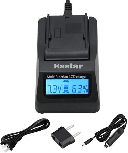 Kastar LCD Fast Charger Kit for Samsung SB-L110 SB-L220 and Samsung SC-D101 SC-D103 SC-D107 SC-D130 SC-D180 SC-D23 SC-D230 SC-D24 SC-D27 SC-D6040 SC-D6550 SC-D67 SC-D77 DuoCam SC-D6040 Medion MD80566 in Saudi Arabia