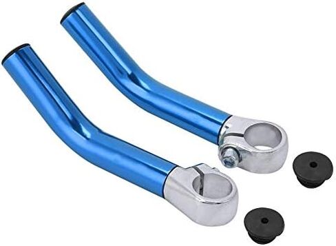 Bicycle Handlebar Extender, 22.2mm Aluminum Alloy Lightweight Extension Rest Bar Ends with Plugs for Mountain Road Bike Racing (Black) in Saudi Arabia