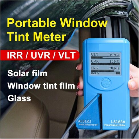 Window Tint Meter Solar Film Tester 3 in 1 Transmission Car Uv VLT for LS163 LS163A with Automatic Calibration(LS163) in Saudi Arabia