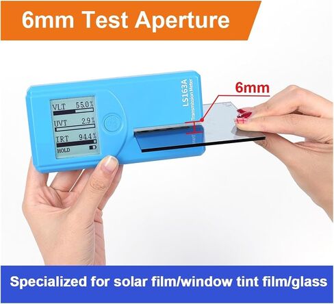 Window Tint Meter Solar Film Tester 3 in 1 Transmission Car Uv VLT for LS163 LS163A with Automatic Calibration(LS163) in Saudi Arabia