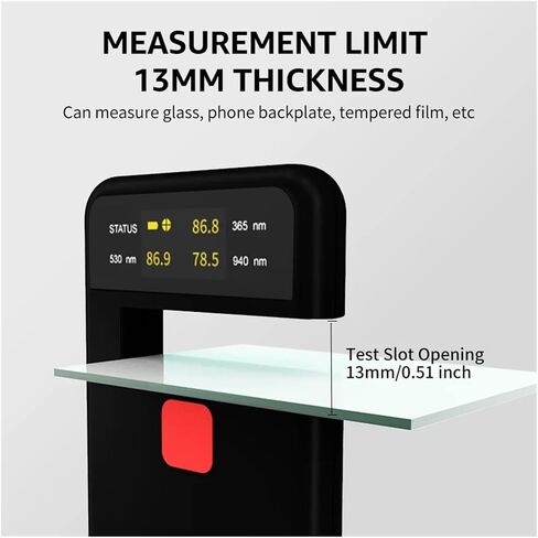 3-in-1 Handheld Window Tint Transmission Meter VL/UV/IR Transmittance Car Glass Solar Film Tester with Automatic Calibration in Saudi Arabia
