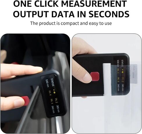 3-in-1 Handheld Window Tint Transmission Meter VL/UV/IR Transmittance Car Glass Solar Film Tester with Automatic Calibration in Saudi Arabia