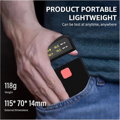 3-in-1 Handheld Window Tint Transmission Meter VL/UV/IR Transmittance Car Glass Solar Film Tester with Automatic Calibration in Saudi Arabia