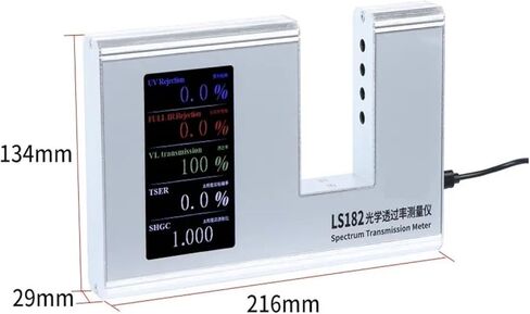 Light Transmittance Meter 365nm UVT 940nm IRT and VLT SHGC Parallel Path with Automatic Calibration in Saudi Arabia