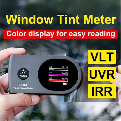 Tint Meter Window Film Tester VLT 365nm UV IR Transmission LS161 LS161A for Cars with Automatic Calibration(LS161A) in Kuwait