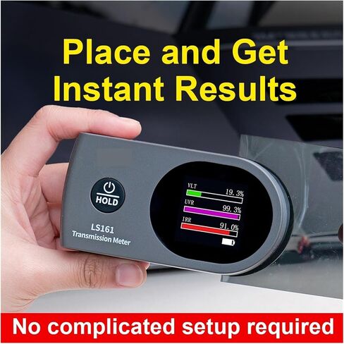 Tint Meter Window Film Tester VLT 365nm UV IR Transmission LS161 LS161A for Cars with Automatic Calibration(LS161A) in Kuwait